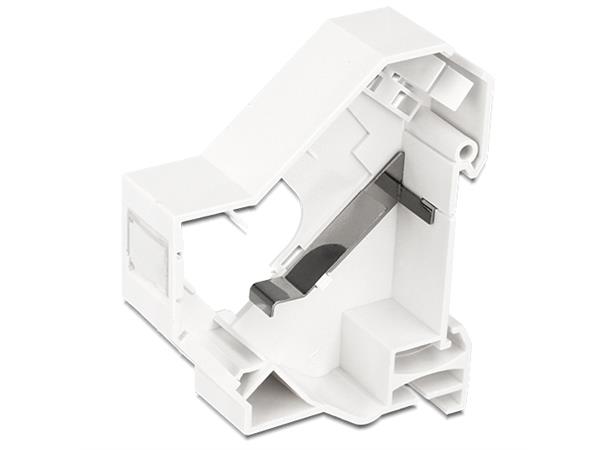 DIN Adapter för keystone STP jack Delock ECS AL- och TL-jack passar 